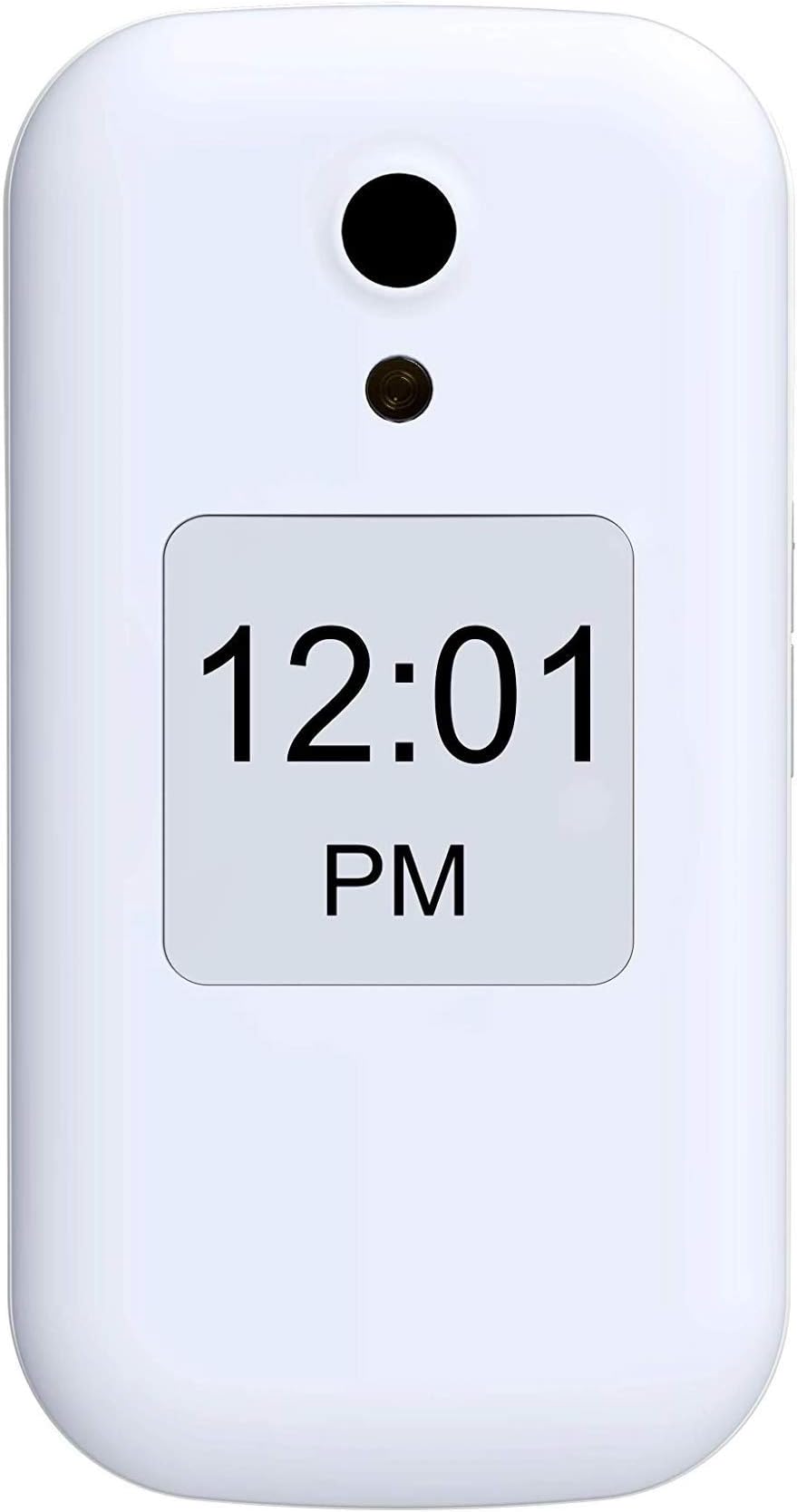 Swissvoice D28 White Big Button Mobile Phones for Elderly - Simple Mobile Phone with Charging Dock - Non Smart Mobile Phones - Large Screen Mobile Phone - Flip Phones for Elderly