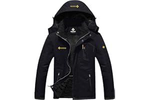GEMYSE Men's Mountain Waterproof Ski Snow Jacket Winter Windproof Rain Jacket