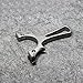 I-Sport Stainless Steel Detachable Slingshot Outdoor Hunting Sling Shot High Velocity Catapult with Flat Rubber Bands