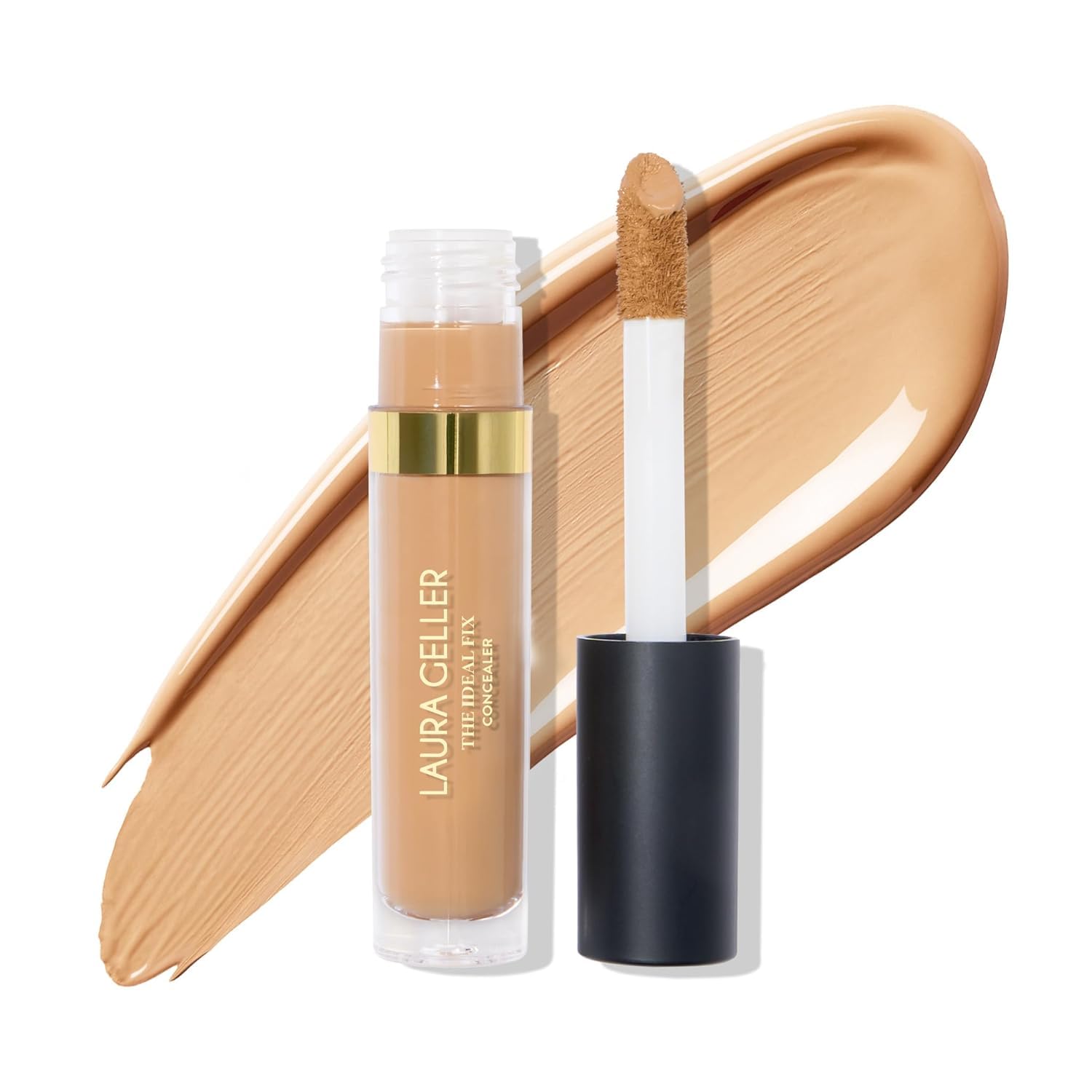 LAURA GELLER NEW YORK The Ideal Fix Concealer - Medium - Buildable Medium to Full Coverage Liquid Concealer - Covers Under Eye Dark Circles & Blemishes - Long-Lasting — image 1