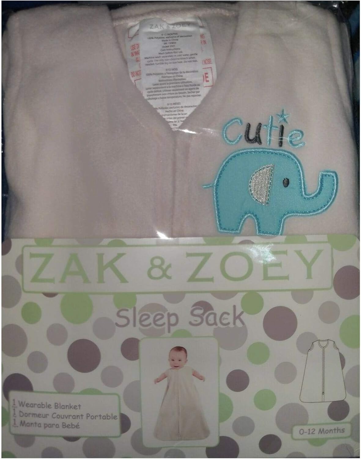 fleece sleep sack 12 months