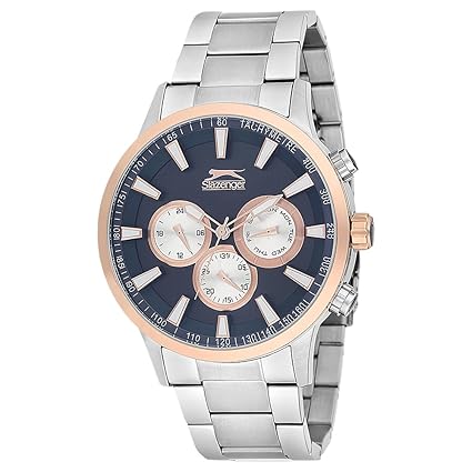 SLAZENGER Mens Chronograph Stainless Steel Watch-SL91348202