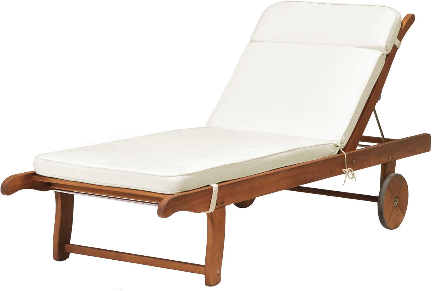 wooden sun lounger cushions