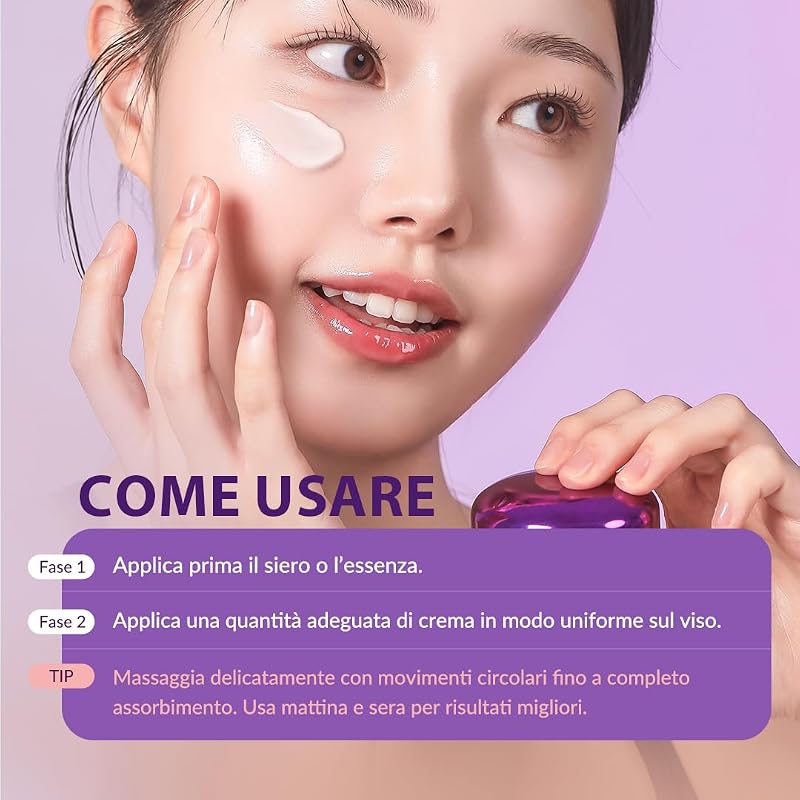 [Mizon] Crema Arricchita con Collagene Marino (50ml) Cura della pelle coreana, collagene marino ricco al 54%, cura intensiva antietà e linee sottili (Collagen Power Firming Enriched Cream)