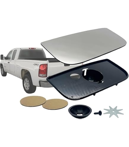 For Chevy Silverado 1500 2014-2019 Mirror Glass Driver