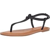 Amazon Essentials Women's Casual Thong Sandal with Ankle Strap