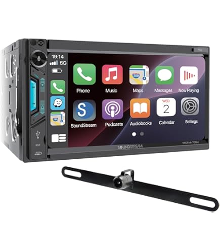 Amazon.com: Soundstream VR-624B Double DIN Bluetooth in-Dash DVD