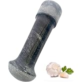 Daszui 6.3 in Granite Replacement Pestle (Only Pestle [Mortar is not Included]) Black Polishing Pestle