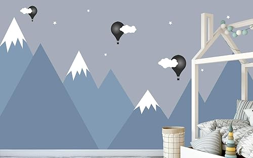 mountain wall art nursery