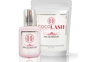 COCO-HONEY PINK GEL REMOVER for Eyelash Extension Glue 15 ml MADE IN KOREA | COCOHONEY | Dissolution time: 60 seconds | Transparent Color and Pleasant smell