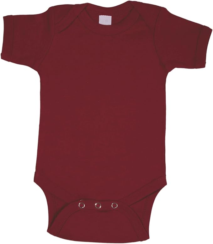 burgundy baby shirt