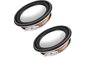 uxcell 3W 4 Ohm Audio Speaker 50 mm / 1.97 Inch Round Loudspeaker Small Speakers 2pcs