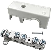 GB5-1 White intersystem bonding Bridge for CATV Phone Satellite | GB5-1Intersystem Grounding Bridge for power, CATV, phone and satellite bonding in residential or commercial setups.
