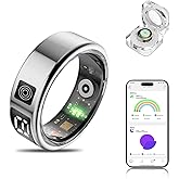 Lermayal Smart Ring Women, Smart Ring Men Fitness Tracker with Heart Rate, Blood Oxygen, Sleep Monitoring, Step Counting, IP68 Waterproof for iPhone and Android (#9)