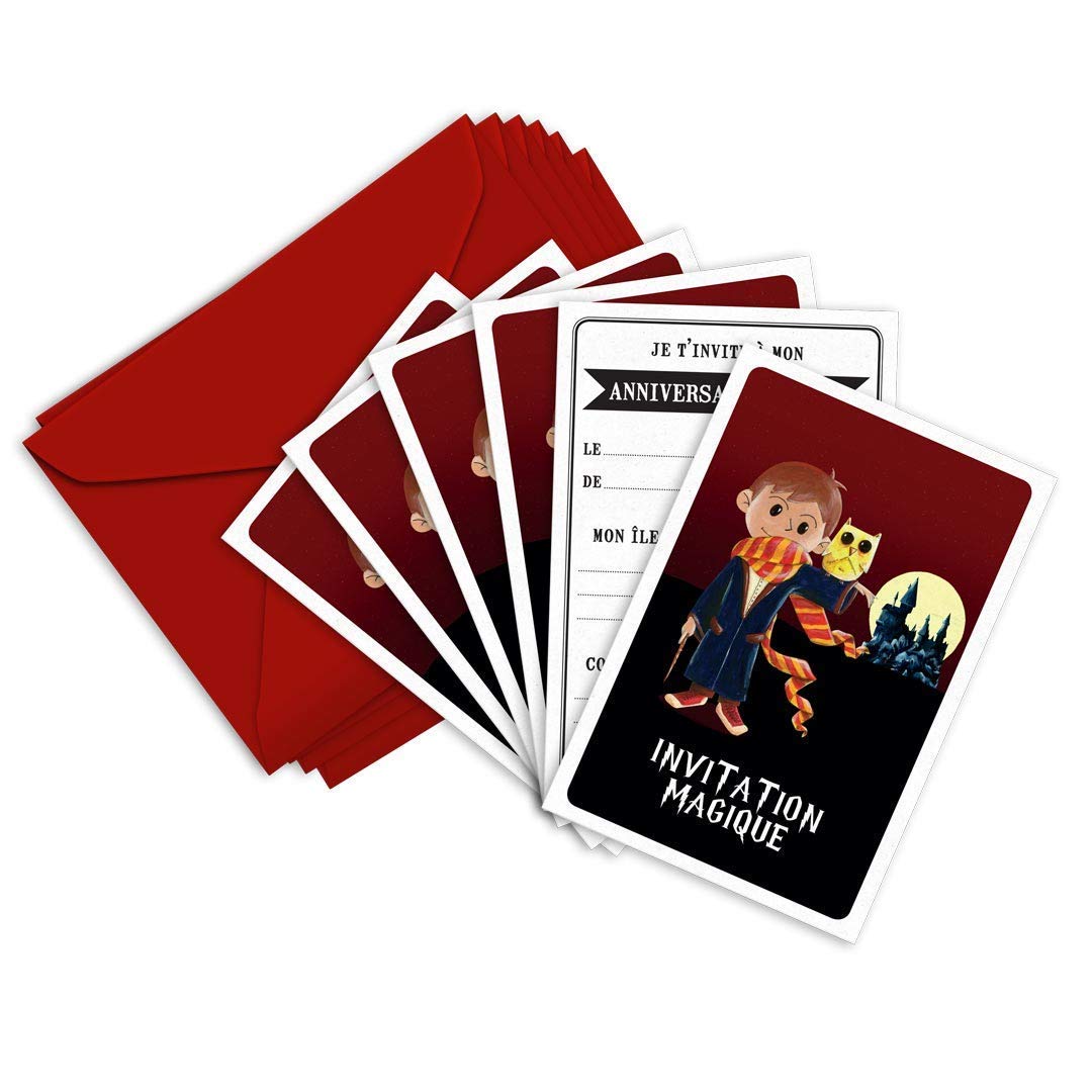 Produits Handmade En Francais Enveloppes Comprises Magic Inspire De Harry Potter 6 Cartes Dinvitation Anniversaire Theme Sorcier Ou Magicien Produits Handmade Centromotorsa Com Ar