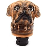 SMKJ Dog Head Shape Shift Knob Automatic Manual Shifter knob fit for Most Transmission Vehicles