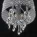 Jojospring Chrome Finish 4-Light Round Chandelier