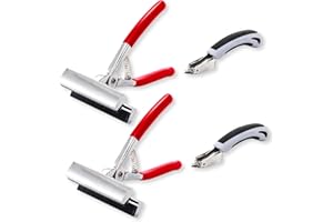 ZENFUN 4 Packs Canvas Stretcher Pliers with Staple Remover, 2 PCS Canvas Stretcher Pliers with 2 Staple Removers, Canvas Stre