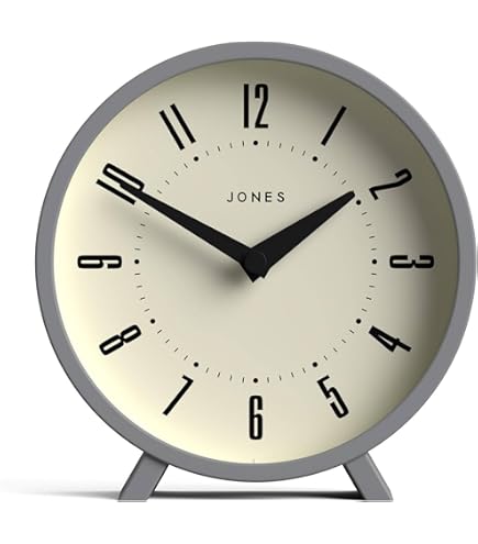 Amazon.com: Arne Jacobsen Table Clock, Gray, 11 cm : Home