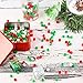 PP OPOUNT 1002 Pieces Christmas Pony Beads Large Hole Beads with Elastic String Cord, Safety Scissors for Bracelets, Necklaces, Jewelry Making and Home Decor Craft (White, red, Green)