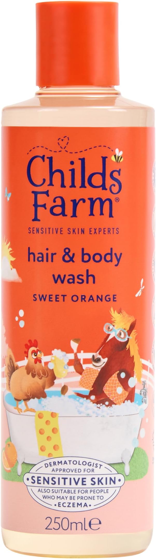 Childs Farm Sweet Orange Hair & Body Wash 250ml - Tear Free