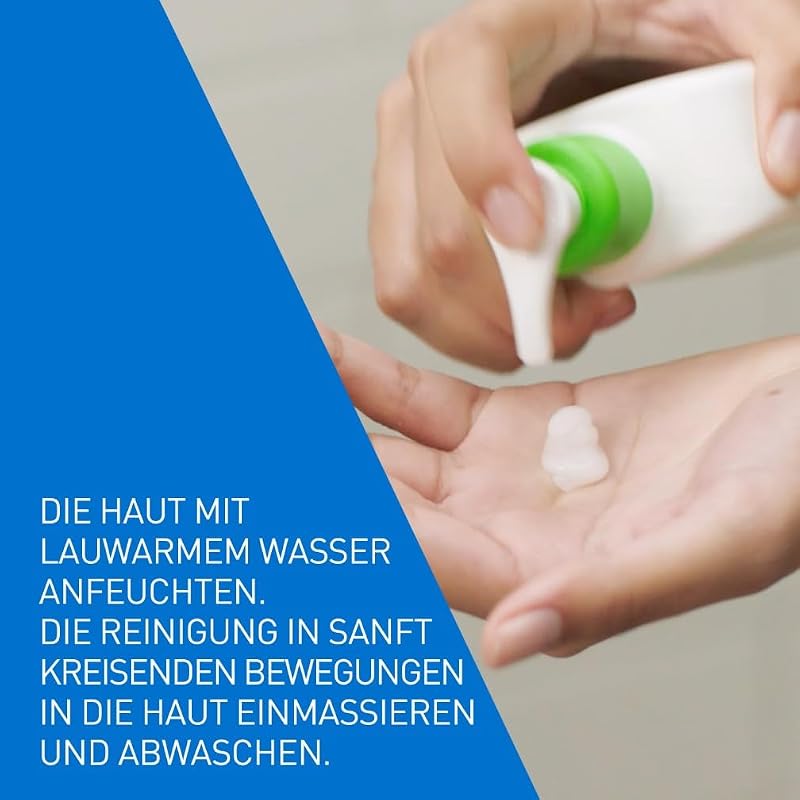Reinigungslotion, Mit Hyaluron, Glycerin und drei essenziellen Ceramiden, Sanft reinigend und feuchtigkeitsspendend, Ohne Parfüm und Duftstoffe, 88 ml