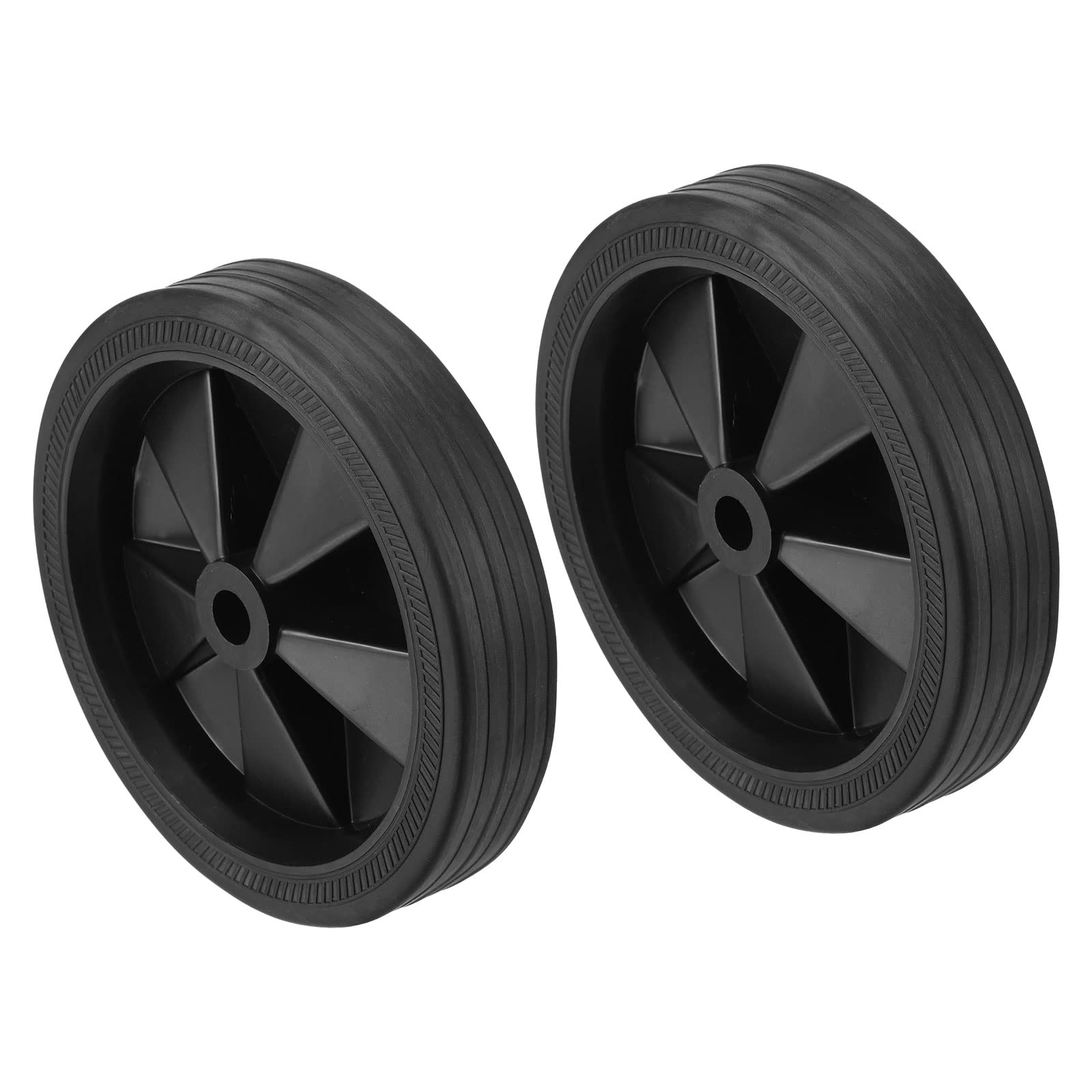 PATIKIL 5.8" Air Compressor Wheels, 2 Pack Universal Air Compressor Wheel Replacement Part with 0.5" Dia. Hole for Easy Mobility