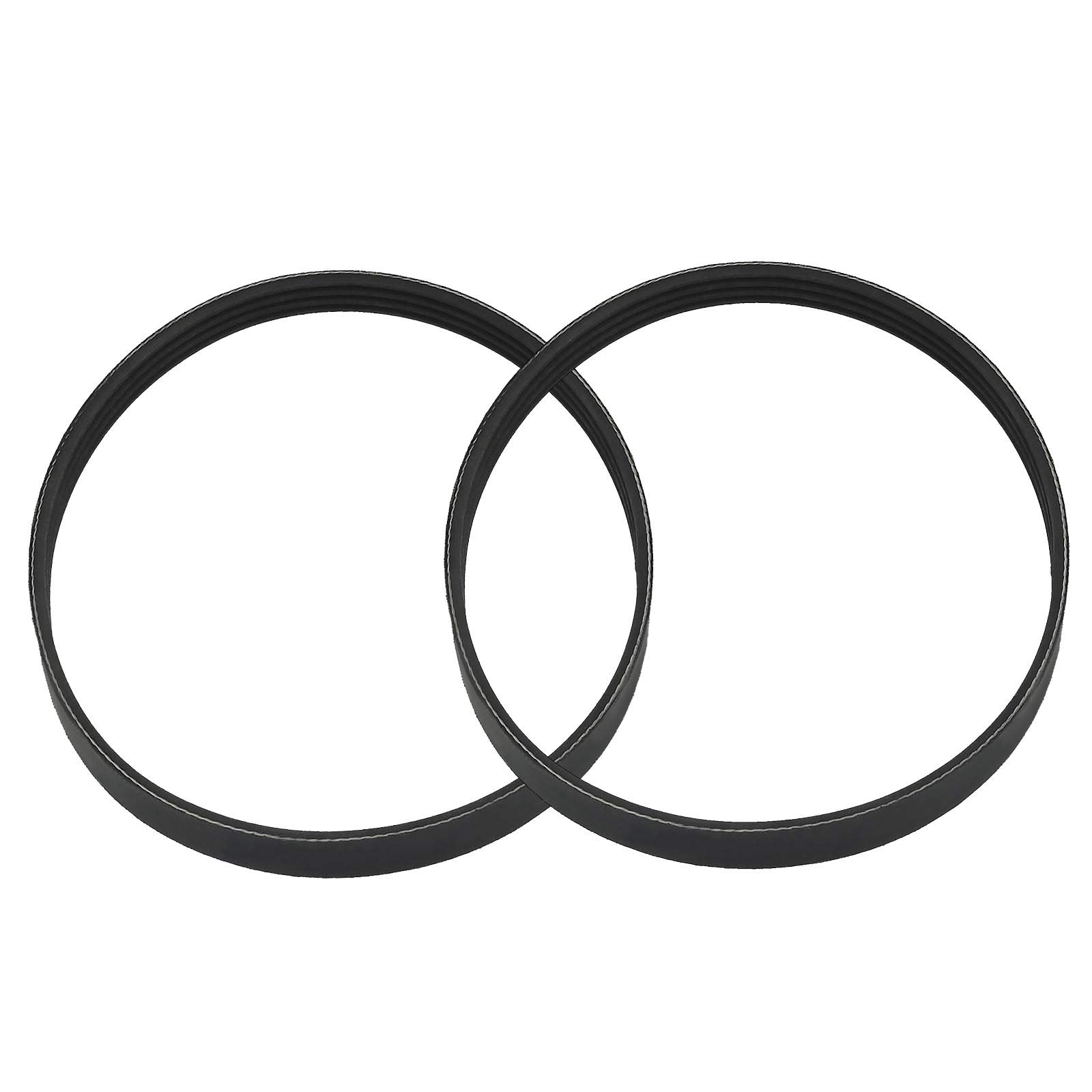 Be In Your Mind 2Pcs 4PJ488 Lawn Mower Drive Belts FLY056/FL267 Compatible with Flymo Easi Glide 300V 330 330XV 330XV Poly V Lawnmowers Rubber Closed Loop Timing Belt