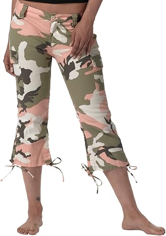 pink camo capris