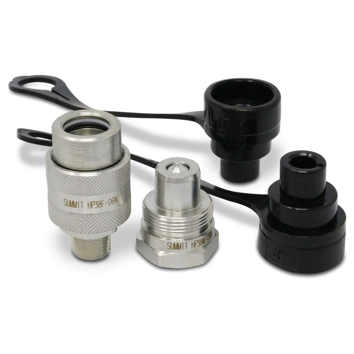3/8" 10,000 PSI High Pressure Hydraulic Quick Coupler Set Replaces Enerpac C-604