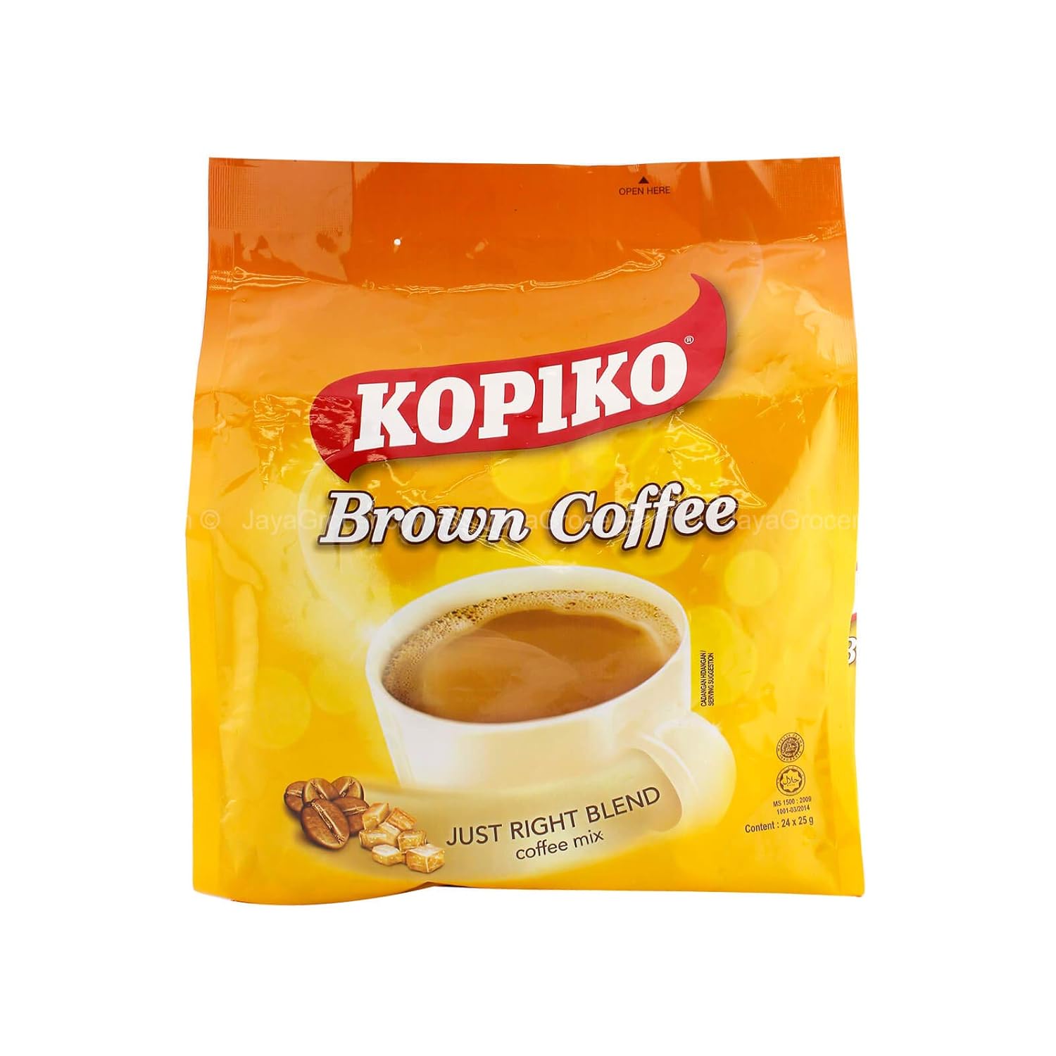 Amazon Com 10 Pack Kopiko Brown Coffee Just Right Blend Coffee Mix 10 X 24 Sachets Grocery Gourmet Food