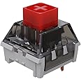Kailh Box Mechanical Switches for MX Mechanical Gaming Keyboard | 50g Force | Linear | Plate Mounted | SMD 3 Pin RGB Switches for Backlit Keyboard | (65 PCS, Red)