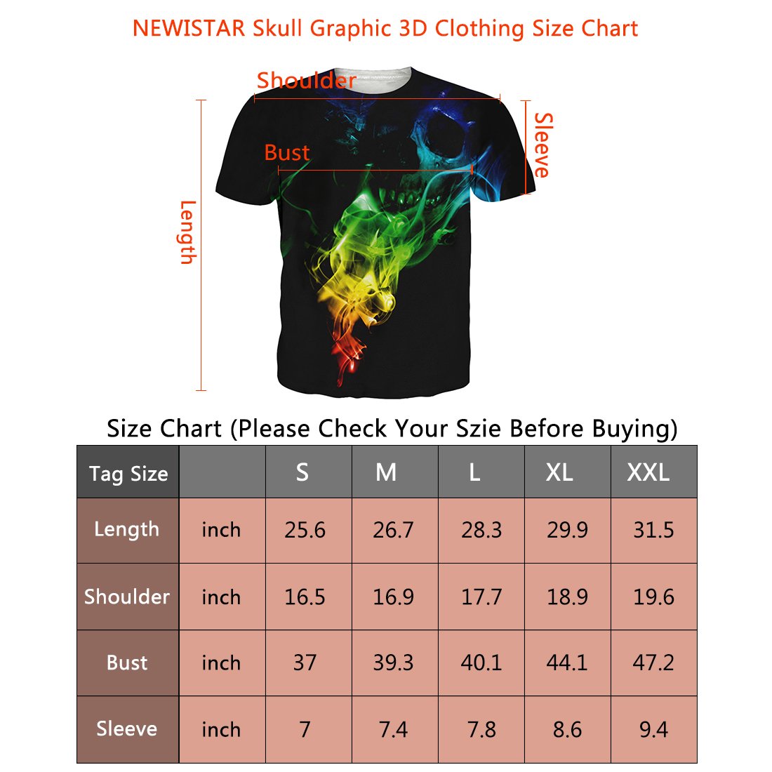 NEWISTAR Unisex 3D Druckten Sommer-beiläufige Kurze Hülsen-T-Shirts T-Stücke