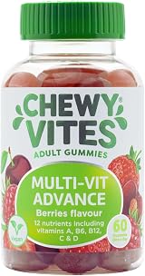 Chewy Vites Adult Multivitamin Advance 60 Gummies Berries Vegan 2 Months