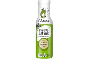 Chosen Foods Steakhouse Caesar Dressing & Marinade 8 oz with Recipe e-Book Bundle