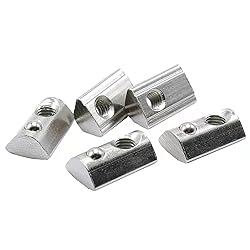 20 Pcs 2020 Series T Spring Nut, M4 Thread Roll in