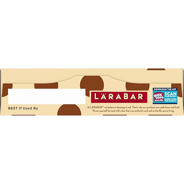 LARABAR CHOCOLATE CHIP COOKIE DOUGH, FRUIT AND NUT BARS, GLUTEN FREE AND VEGAN, 9.6 OZ, 6 CT
