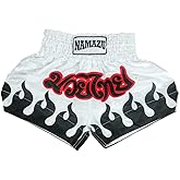 NAMAZU Muay Thai Shorts for Men and Women, High Grade MMA Gym Boxing Kickboxing Shorts.