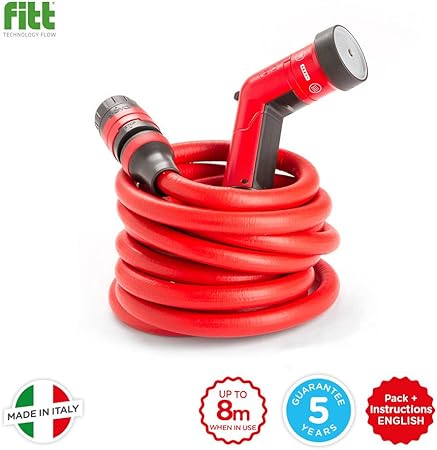 Yoyo 8m Der Robuste Und Leichte Flexible Gartenschlauch Der Sich Von 4 Auf 8 Meter Ausdehnt