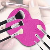 Lmyzcbzl Silicone Makeup Brush Cleaning Mat Portable Rose Pad view 5