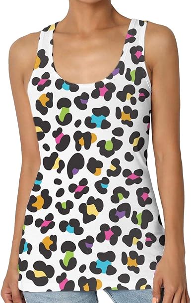 rainbow leopard dress