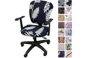 Melaluxe Computer Office Chair Covers - Protective & Stretchable Universal Chair Cover Stretch Rotating Chair Slipcover