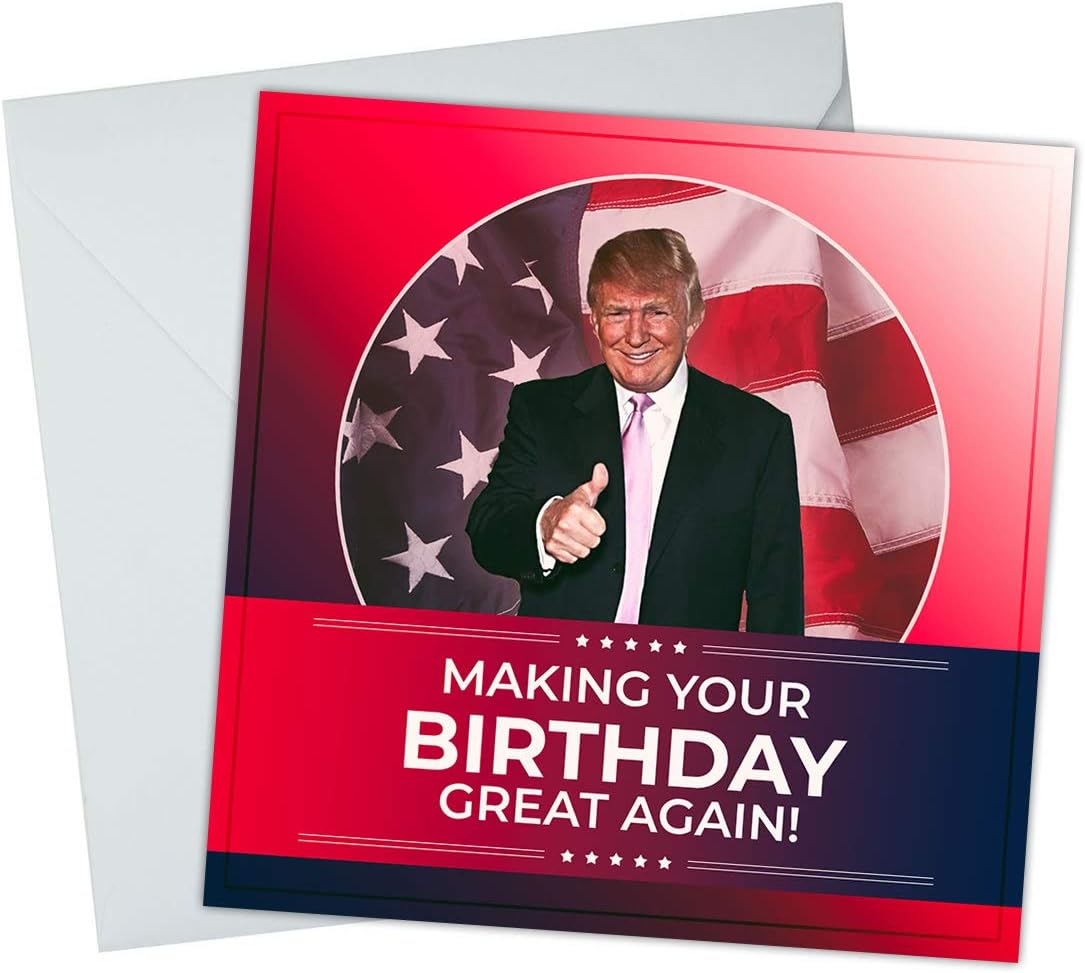 Sprechender Trump Geburtstagskarte Prasidentschaftshimmel Plus Echte Stimme Geburtstagsnachricht Von Trump Ein Geburtstagsgruss Vom Prasidenten Der Vereinigten Staaten Inklusive Umschlag Amazon De Burobedarf Schreibwaren