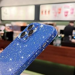 Finyosee Compatible with iPhone 15 Pro Glitter Neon