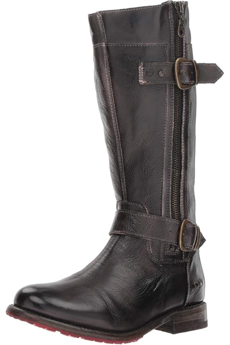 Gogo Lug Wide Calf Leather Boot 