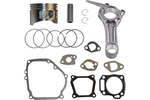 COEFEPIY GX200 GX160 68MM Piston Ring Connecting Rod Engine Full Gasket Set for Honda GX200 GX160 5.5HP 6.5HP 4-Cycle Replace