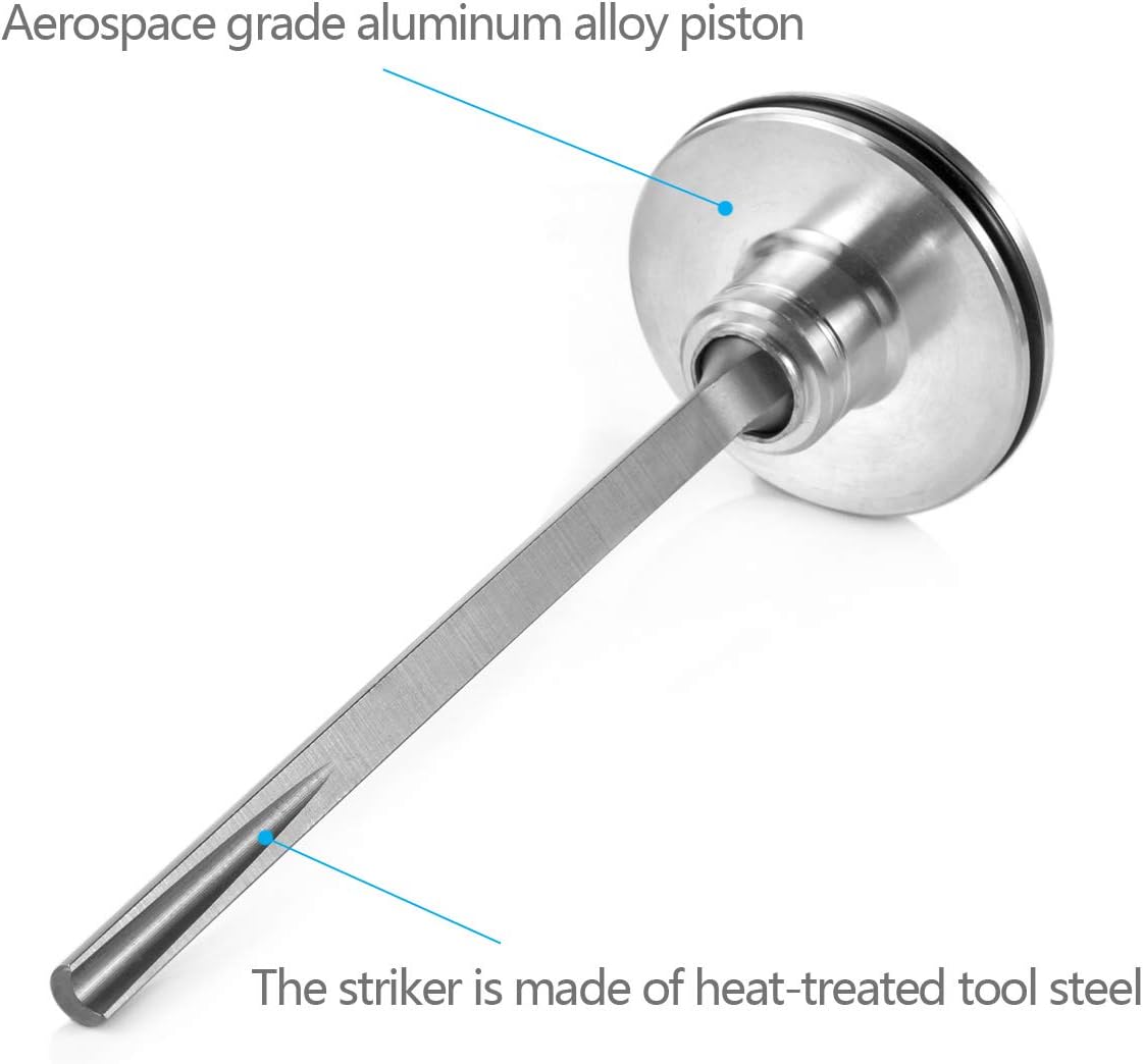 Eagleggo 877323 Piston Driver Replacement Part Exact Fit for Compatible with Hitachi Models - Replaces NR83A2 & NR83A Framing Nailer, Full Head Nailer Part # EA-877-323 - Pack of 6: Home & Kitchen