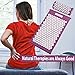 Acupressure Mat and Pillow Set for Back and Neck Pain Relief and Muscle Relaxation Relieves Stress, Back, Neck, and Sciatic Pain (Purple)