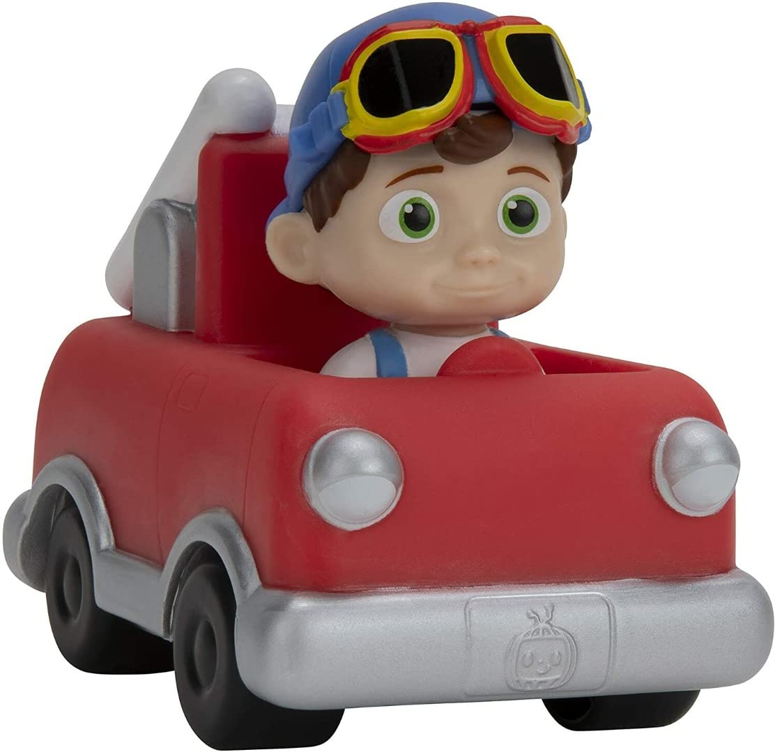 CoComelon Mini Vehicle - Features Built-In TomTom in Fire Truck Toy Car - Toys for Kids, Toddlers, and Preschoolers