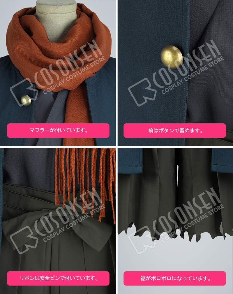 Amazon Fate Grand Order Fgo ぐだぐだ帝都聖杯奇譚 岡田以蔵 コスプレ衣装 霊基再臨 第一段階 女性m コスプレ 仮装 通販